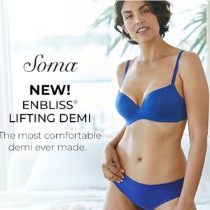 Soma Blue Enbliss Lifting Demi Bra